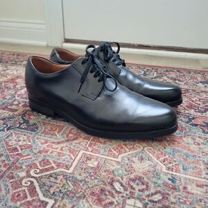 Weber Schuh - Plain Toe Blucher Black Derby Shoes US Men's size 8.5